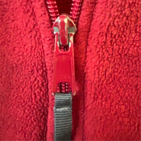 Columbia Women's Full Zip Fleece Jacket Red Size S Casual Fall - Picture 9 of 11